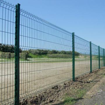 Bahçe kullanımı için dekoratif balkon çit 3D bükme ızgara tel örgü çit