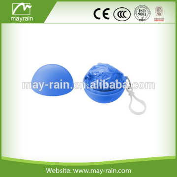 disposable rain poncho with ball / disposable raincoat / rain coat