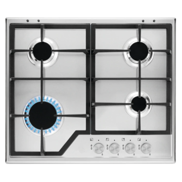 Electrolux 4 anelli a gas Cooktop in acciaio inossidabile