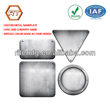 blank metal business cards