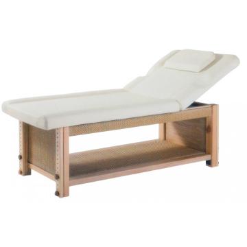 Solid wood beauty massage bed