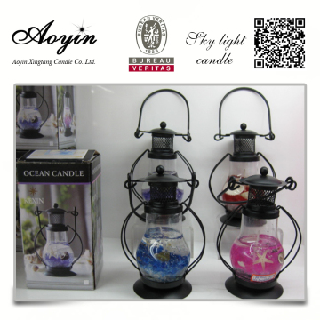 Gel Candle with Seashells Gel Jelly Wax Candle