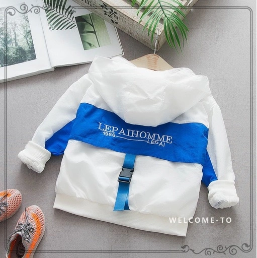 2019 New Summer Children's Leisure Clothes Hooded Breathable Jacket