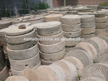 unique special ancient grinding wheel architecture stone landscaping