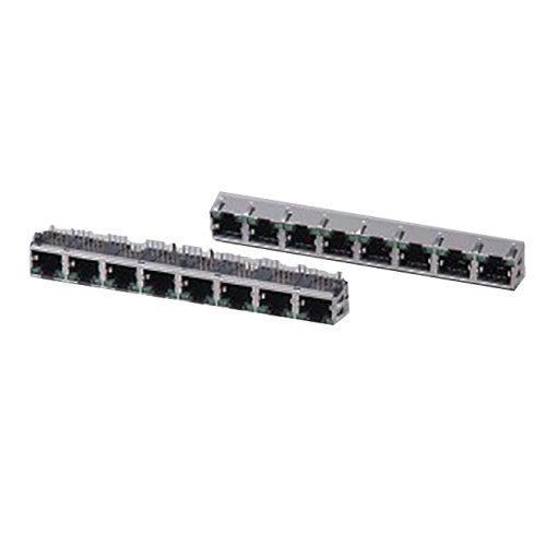 RJ45-aansluiting met LED en EMI