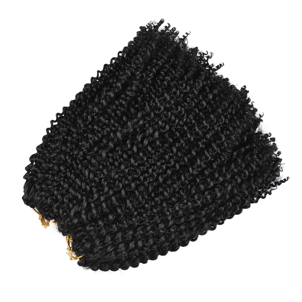 Julianna High Temperature Pre-Looped Braid Afro Marley Bob Crochet Synthetic Fiber Hair Extensions