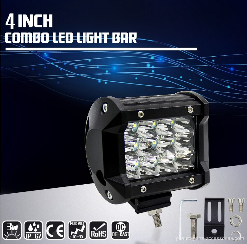 LED LED samochodu LED z trzema rzędami światła