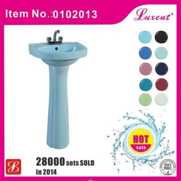 Wholesale professional ceramic sink pedestals and basins
