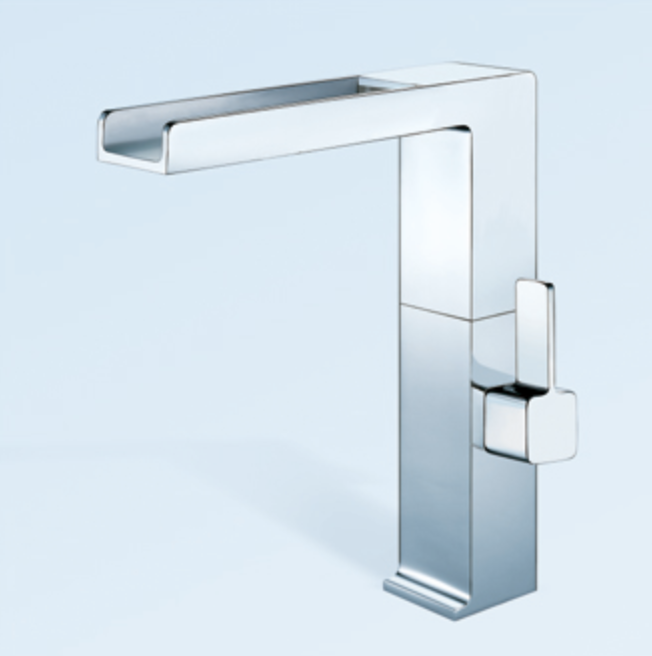 Modern Waterfall Bathroom Basin Faucet ○