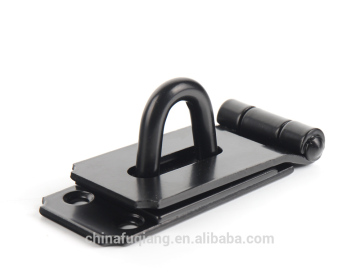 Black iron stamping hasp and staple lock