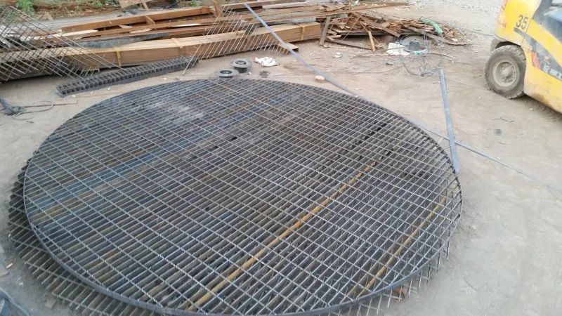 Construction Galvanized Steel Grating with Irregular Shape, Circle, Arc-Shaped