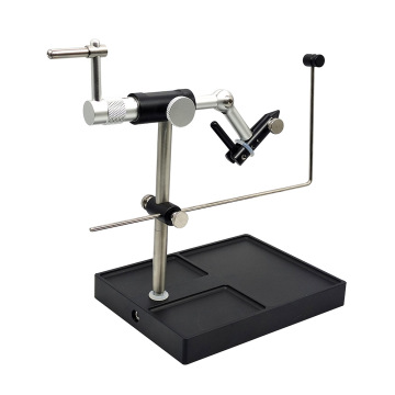 360 Degree Rotary Fly Tying Vise with Pedestal Base - Fishing Lures & Thread Holder Accessories