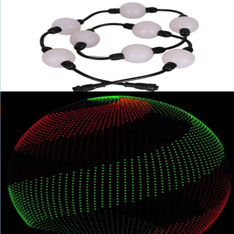 LED RGB බෝල් ගෝලාකාර බිත්තිය