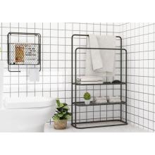 bath multifunction rack black color