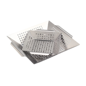 Metal Stainless Steel Vegetable Grill Basket