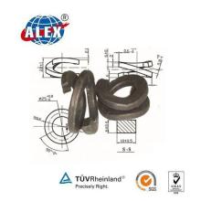 spring steel washer 65 Mn material Railway Double split lock washer