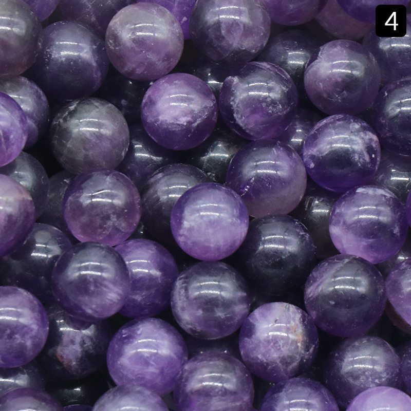 Bolas y esferas de chakra de amatista de 12 mm para el equilibrio de meditación