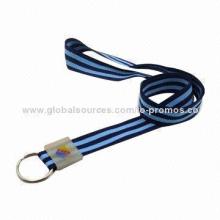 Imprinted Polyester Lanyard, Customized Sizes, Colors and Accessories