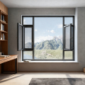 Modern Aluminum Casement Window with Tempered Glass