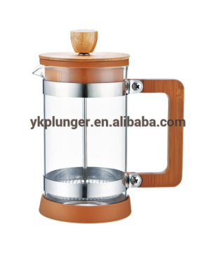 Bamboo Lid French Press in Coffee and Tea