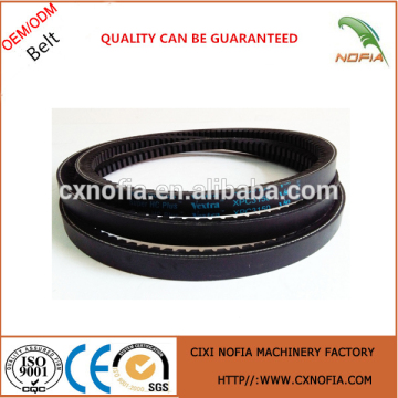 Raw edge laminated rubber vbelt from China supplier