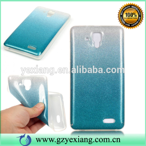 Factory Soft TPU Back Cover For lenovo A536 Case Glittering Design