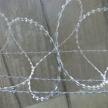 High Quality Galvanized razor barbed wire for sale