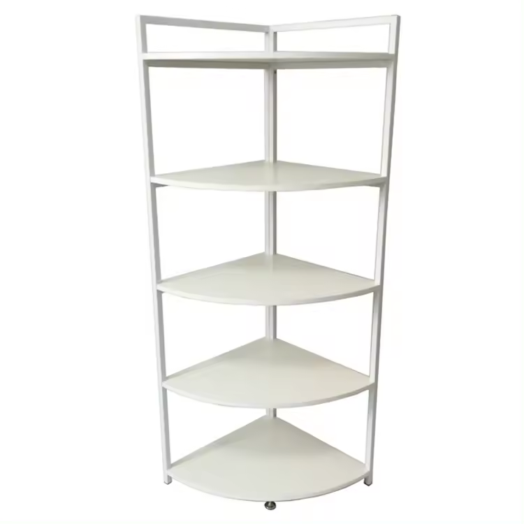 Estante de la esquina de 5 capas Best Price Triangle Shape Corner Rack