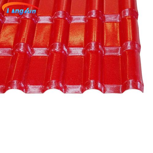 Spanish Roof Tiles PVC Corrugated Roof Sheet Building Materials for Residential House