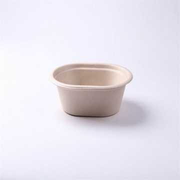 Recyclable Bagasse Pulp Salad Bowl Paper Disposable Bowl