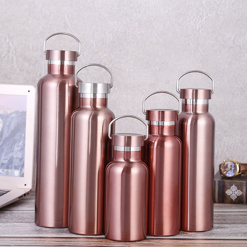 Portable Multi-functional Lid Kettle Vacuum Rotary Cup Thermos Flask Double Wall Stainless Steel Vacuum Flasks & Thermoses 50