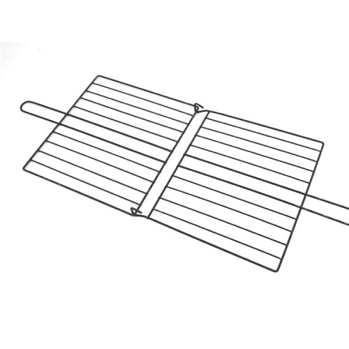 Решетка для гриля с антипригарным покрытием и деревянной ручкой