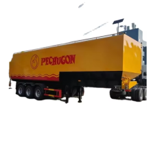 Semi-trailer Bulk Feed Trailer 30 Tons Farm Chicken Feed truck