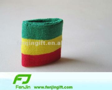 Promotional cotton sports wristband