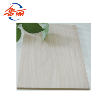 Commercial plywood with Okoume or Bintangor faced