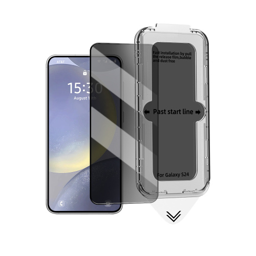 Personvern herdet glassskjermbeskytter for Samsung S24