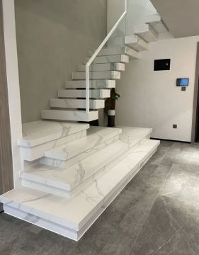 clear Glass Floating Stairs Staircase