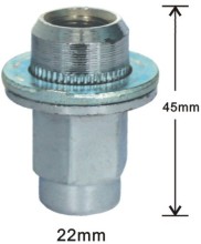 45mm with washer wheel nuts