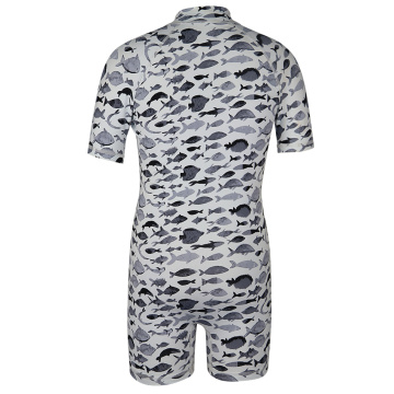 Seaskin Boys Shorty Swimming Rash Suit One Piece