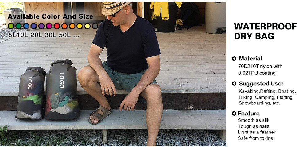 Trockener Beutel wasserdicht für das Camping dry bag waterproof for camping