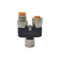 M12 to 2M12 5 Pole Sensor Connector