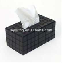 Tableware PU Leather Box For Facial Tissues