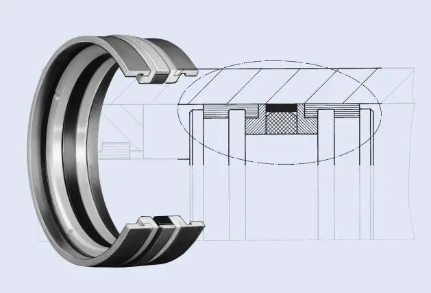 Ddkk Combined Sealing/ Gdkk Combination Seal /Gd1000k Piston Seal