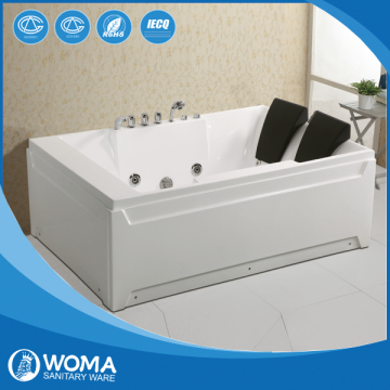 Model Q367 spa bathtub two black pillow message bathtub