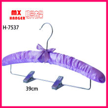 purple satin hanger,satin hangers,clothes satin hangers