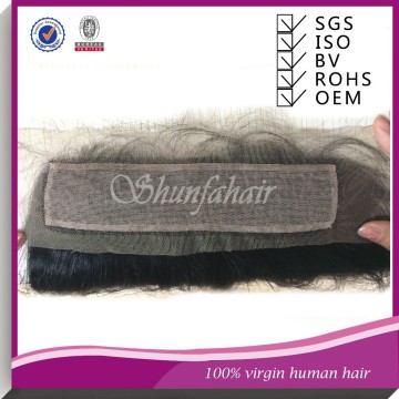 Human hair lace frontal hair piece silk,human hair lace frontal piece