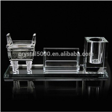 Crystal pen holder for car pen holder set