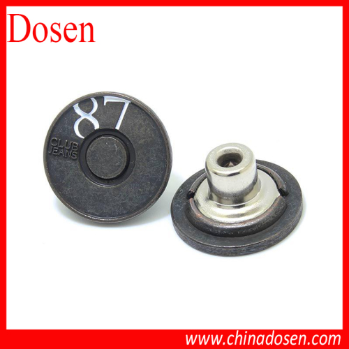 Fujian made metal apparel accessories fashion buttons different types of buttons