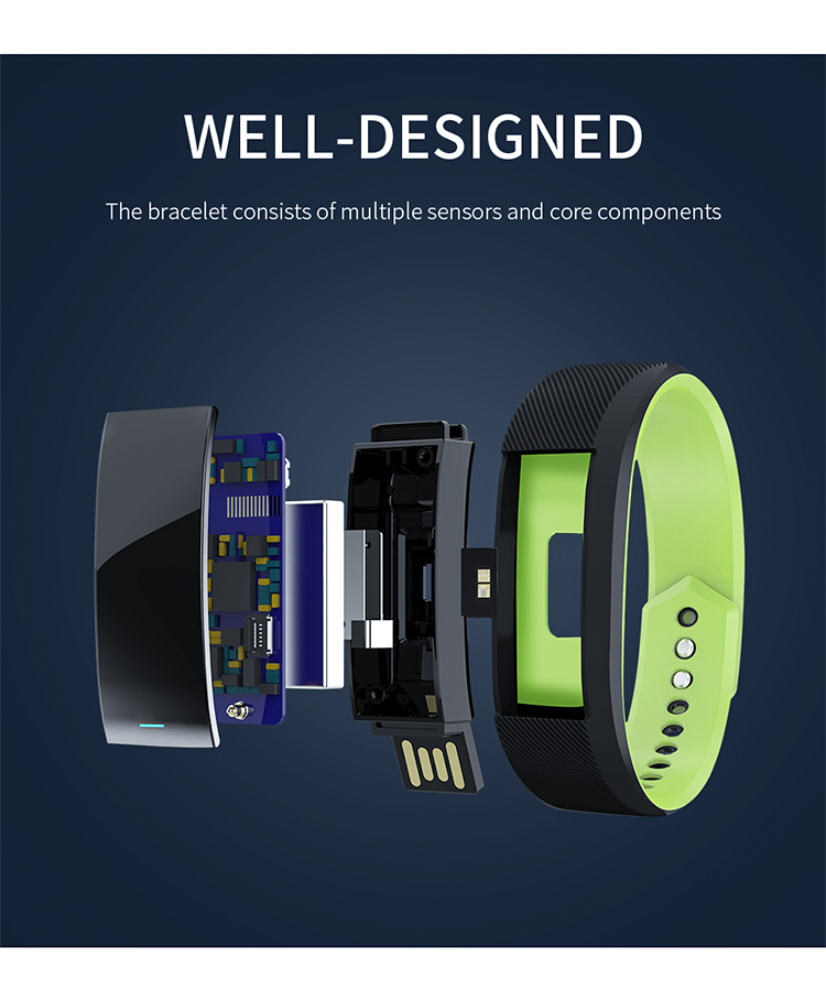 cheap price fashion 3D color screen body fit heart rate monitor instructions for rohs smart watch