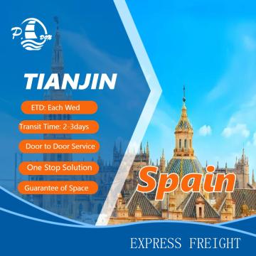 Ocean from Tianjin to Spain